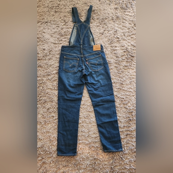 Levis Original blue denim overalls - Picture 6 of 8